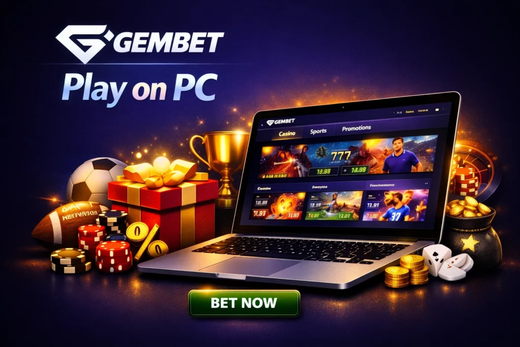 在电脑上玩 Gembet 游戏